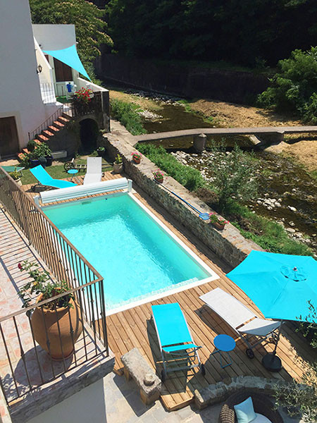 Les terrasses, gîtes en Cévennes