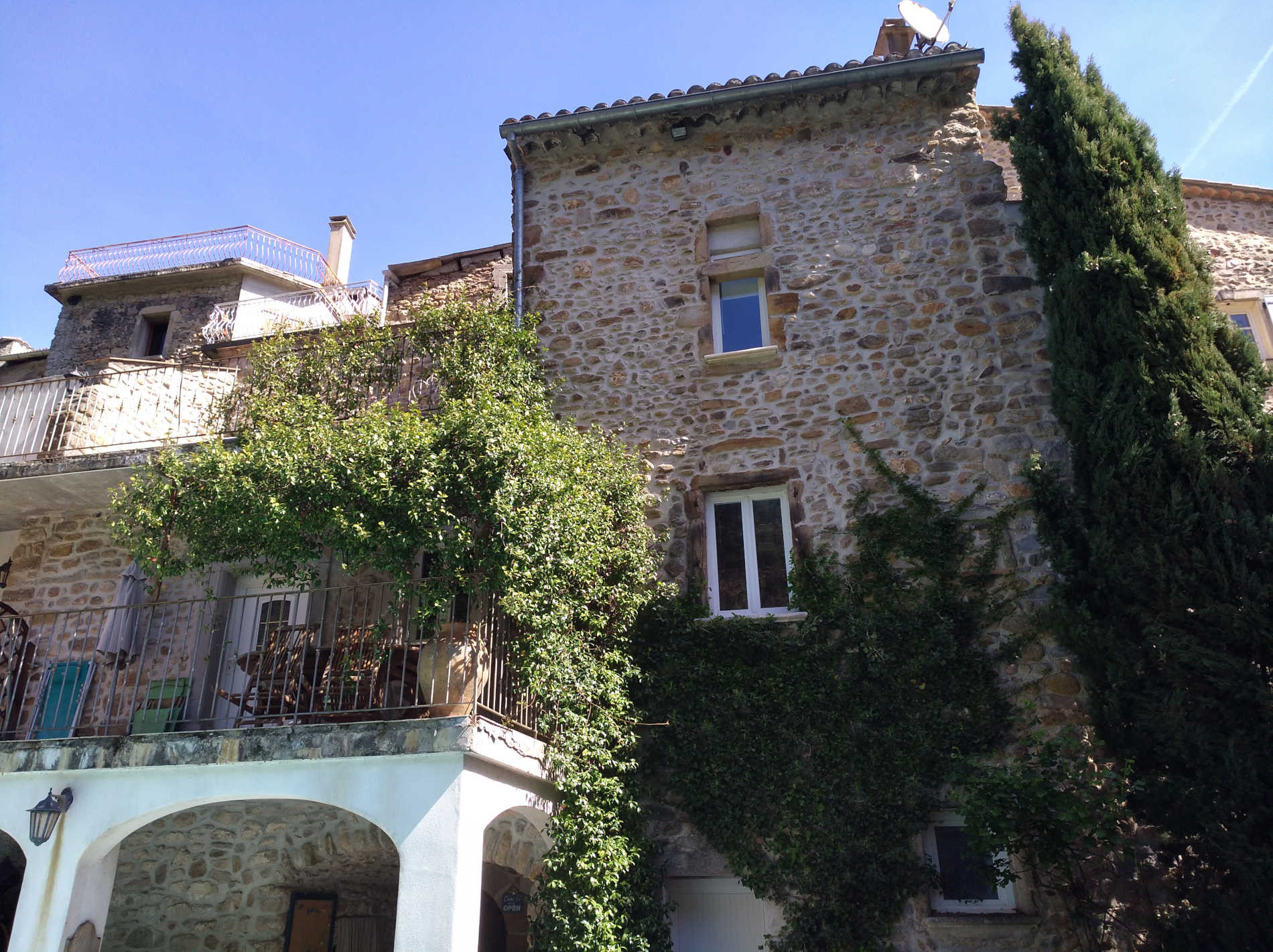 Les terrasses, gîtes en Cévennes