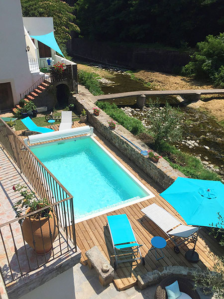 Les terrasses, gîtes en Cévennes