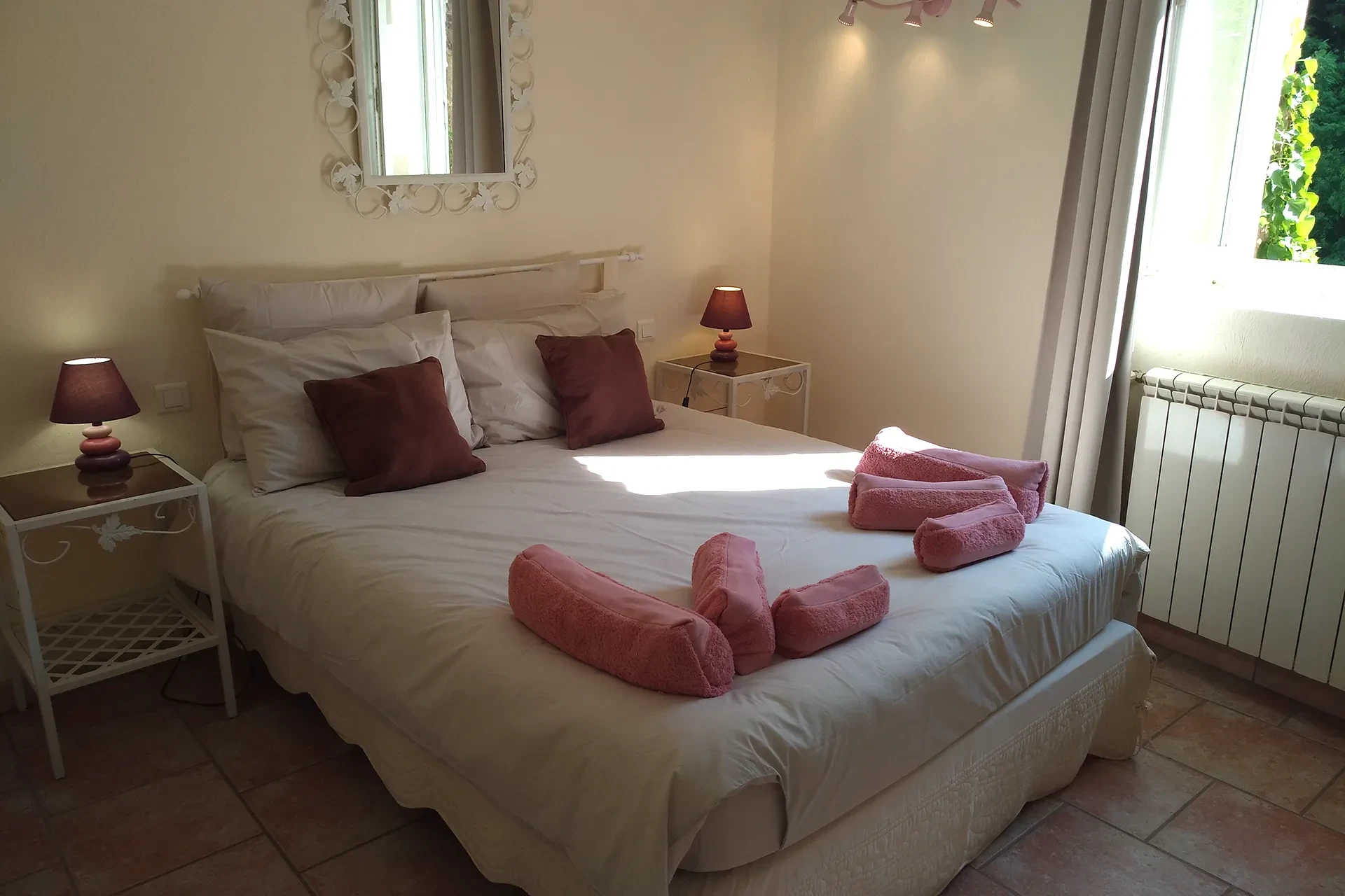 Chambre parents, gîte La rose des sables