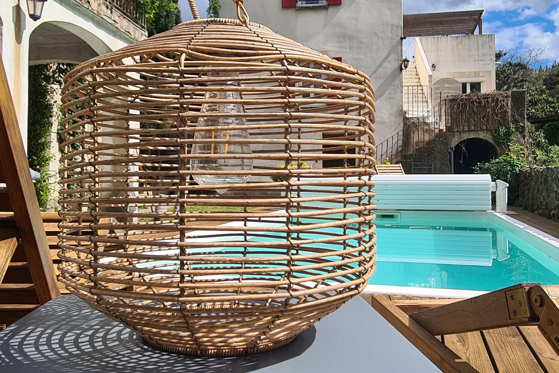 Extérieurs, Les terrasses, gîtes en Cévennes