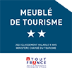 Classement 2 étoiles Meublé de tourisme - Atout France